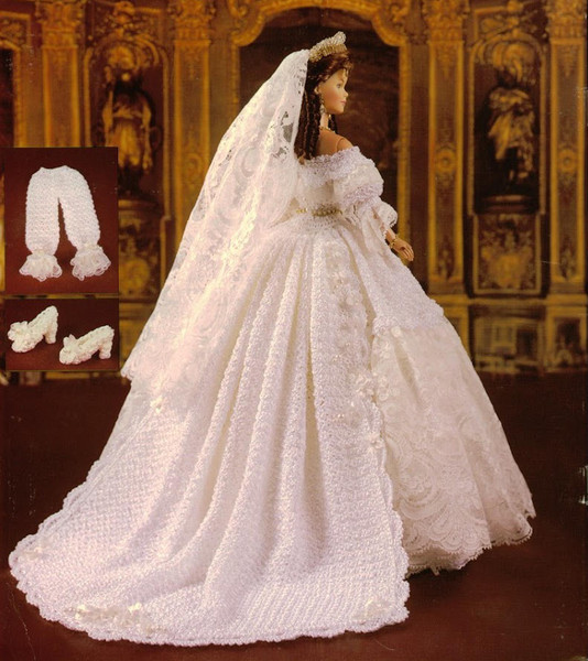 Mid-19th century Style Barbie Wedding Gown- Crochet Pattern PDF1.jpg