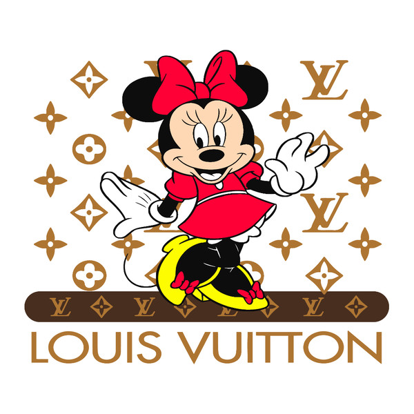 Red LV Mickey Head Logo, LV Logo Pattern, LV Logo Svg, Micke - Inspire  Uplift