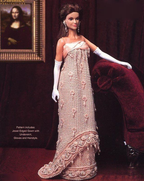 Vintage Jeweled Barbie Gown Crochet Pattern.jpg