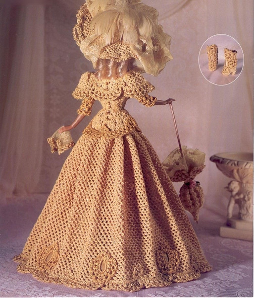 Late 19th century Vintage Lace Barbie Gown -Crochet Pattern1.jpg