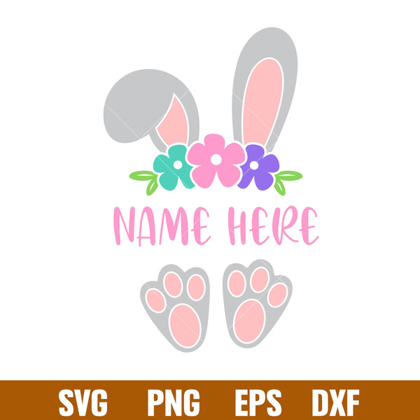 Easter Bunny Ears And Feet, Easter Bunny Ears And Feet Svg, Happy Easter Svg, Easter egg Svg, Spring Svg, png, dxf, eps file.jpg