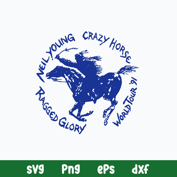 Neil Young Crazy Horse On Tour Svg, Horse Svg, Music Svg, Png Dxf Eps File.jpg