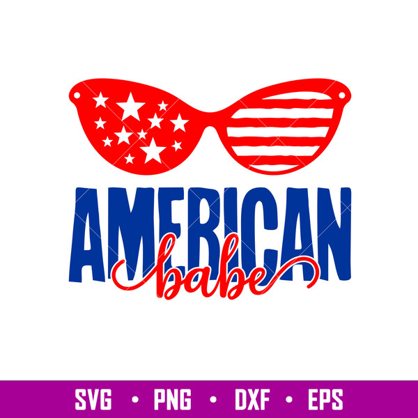 American Babe, American babe svg, 4th of July svg, Retro Patriotic svg, Independence Day svg, Happy 4th Of July SVG, America shirt svg, Fourth of July svg, png,