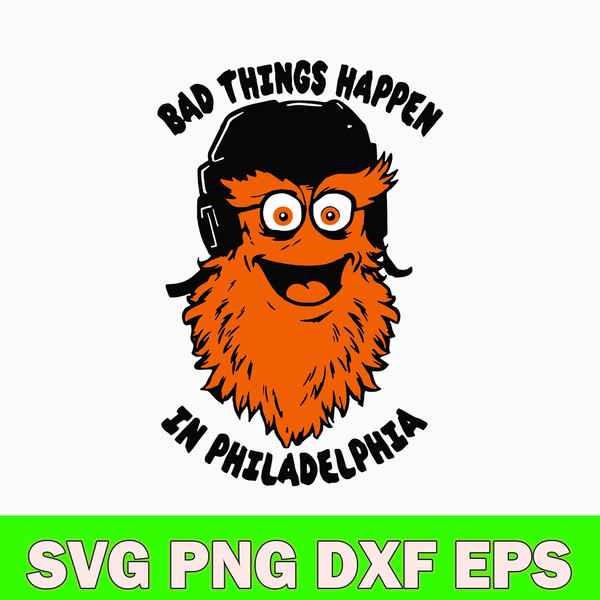 Bad Things Happen In Philadelphia Svg, NHL Philadelphia Flyers Fanimalz Hockey Team Svg, Png Dxf Eps File.jpg