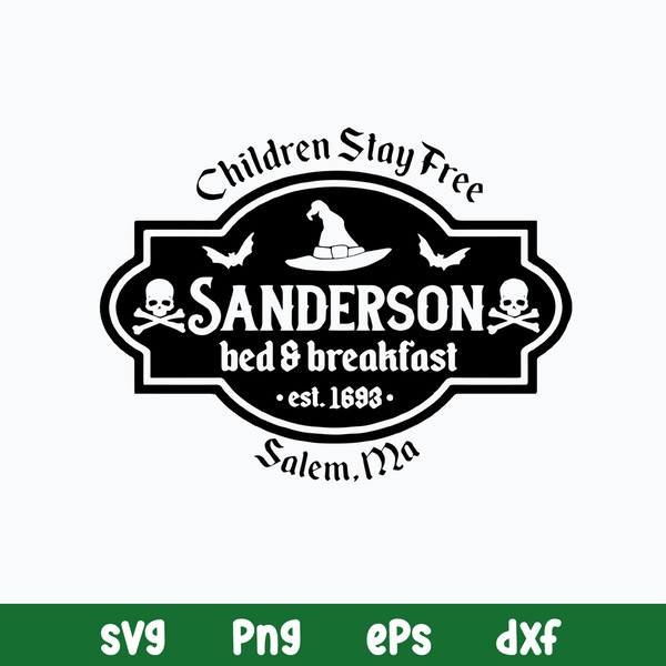 Children Stay Tree Saderson Bed Breakfast Est 1693 Svg, Hocus Pocus Svg, Png Dxf Eps File.jpg