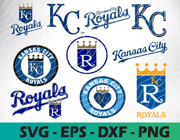 Kansas City Royals Bundle SVG PNG DXF EPS