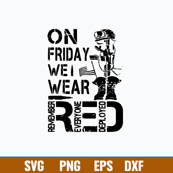 On Friday We Wear Red Svg, Png Dxf Eps File.jpg