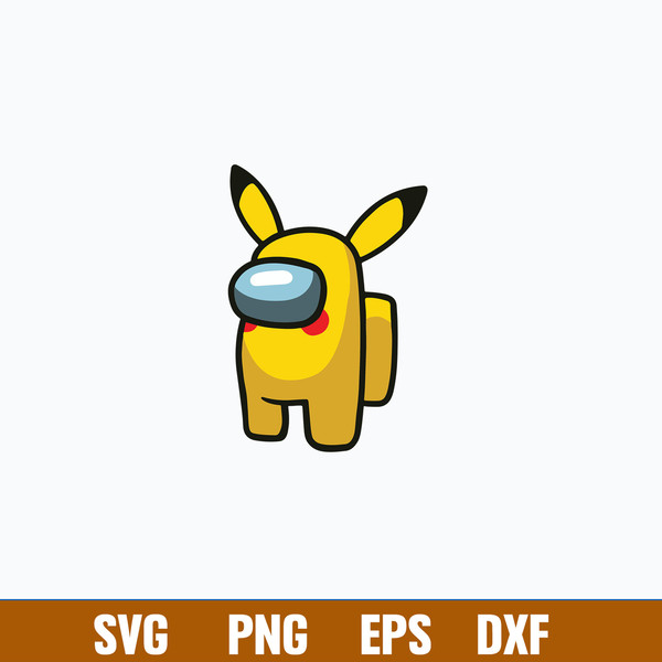 Pikachu Among Us Imposters Svg, Among Us Svg, Pikachu Svg, Png Dxf Eps File.jpg