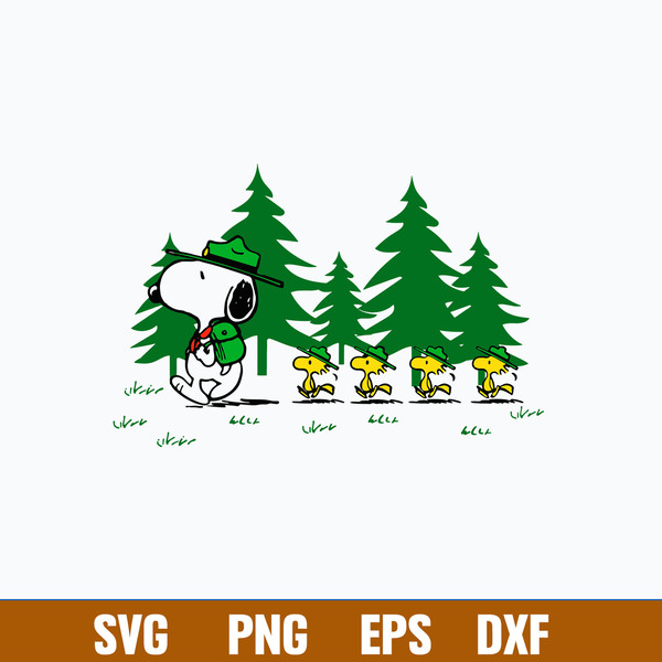 Snoopy Woodstock Camping Svg, Snoopy  Svg, Png Dxf Eps File.jpg