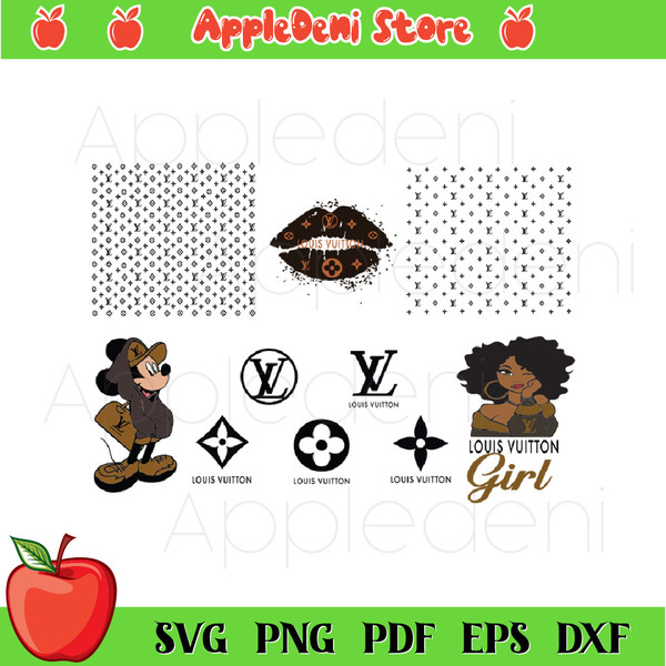 Louis Vuitton svg, Louis Vuitton bundle svg, Png, Dxf - Inspire Uplift