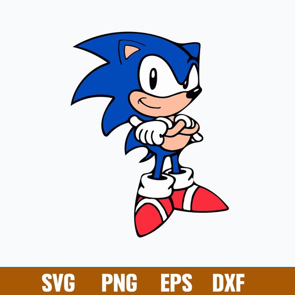 Hedgehog Sonic Svg, Sonic Svg, Cartoon Svg, Png Dxf Eps File - Inspire ...