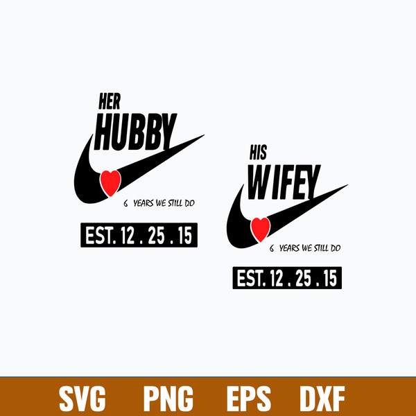 Hubby _ Wifey Couple Svg, Nike Svg, Png Dxf Eps File.jpg