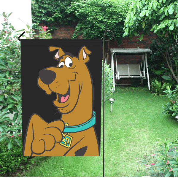 Scooby Doo Garden Flag (Two Sides Printing, without Flagpole