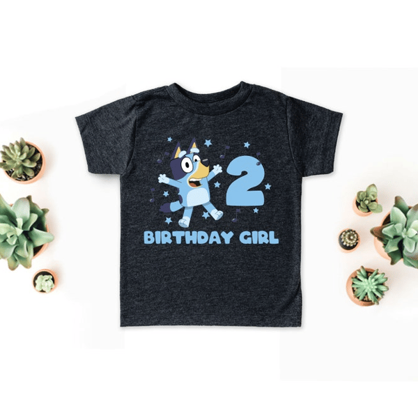 Bluey Inspired Aunt and Uncle, Birthday Family Shirts