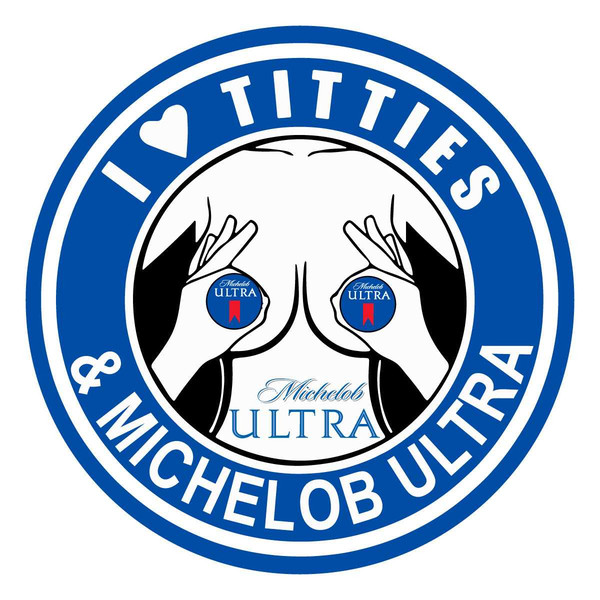 I Love Titties And Michelob Ultra Svg, I Love Titties Svg, Michelob