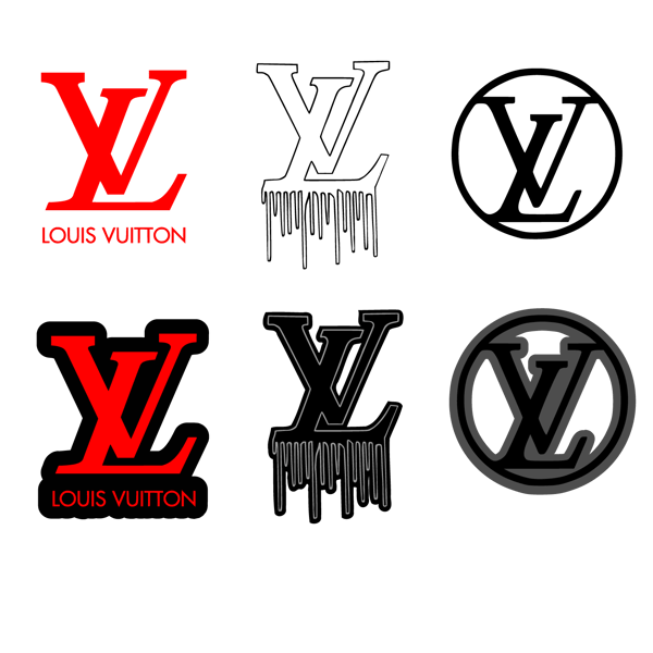 How to Draw the Louis Vuitton Logo (LV) 