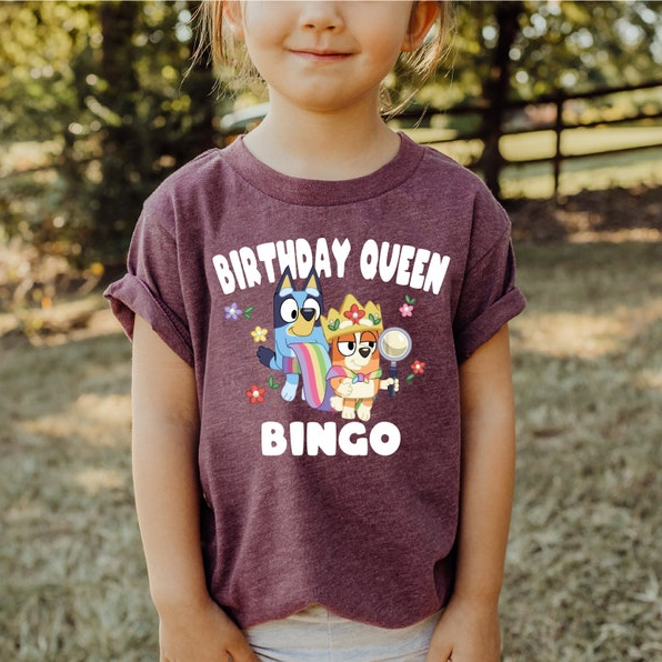 Bluey Family Birthday Shirts Set of 5