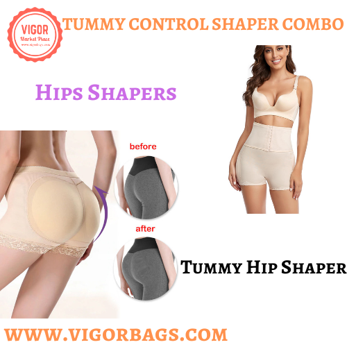 Vigor Butt Lifter Shapewear Hi-waist Double Tummy Control Panty