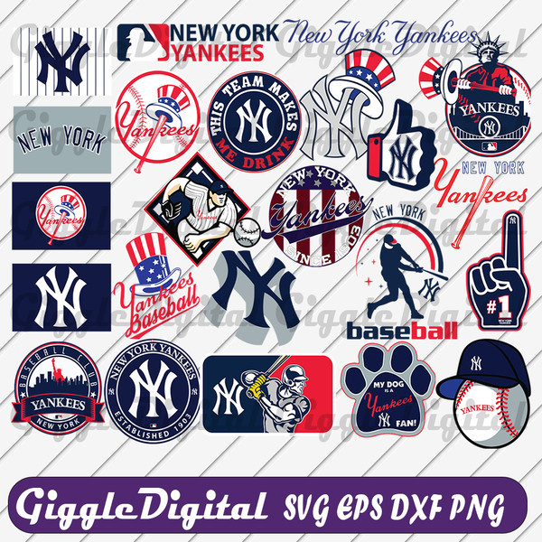 NEW YORK YANKEES SVG BUNDLE