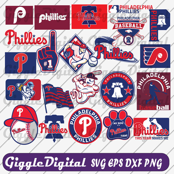 Phillies P SVG, Philadelphia Phillies Logo SVG, Philadelphia