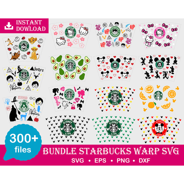 300 Starbucks Wrap Svg Bundle 3.0 Digital Dowload, Starbucks Wrap Bundle Svg, Starbucks Svg, Starbuck Logo Svg, Starbucks Template, Starbucks Wrap Svg, Starbuck
