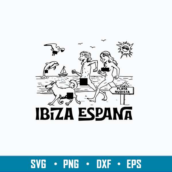 Nude Beach Ibiza Spain Svg, Funny Svg, Png Dxf Eps File.jpg