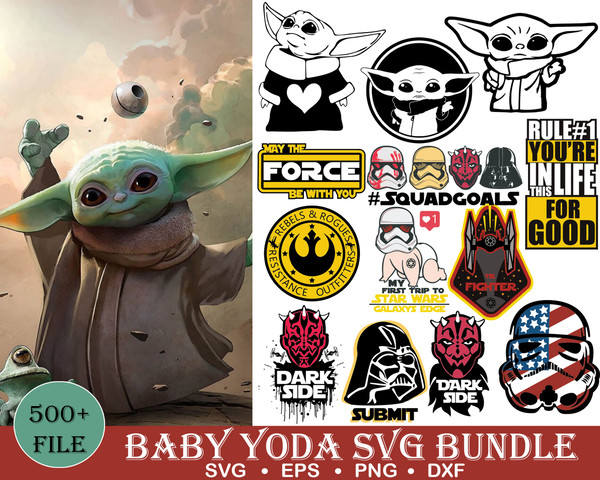 600 Baby Yoda Svg Layered Item, Clipart, Cricut, Digital Vector Cut File.jpg