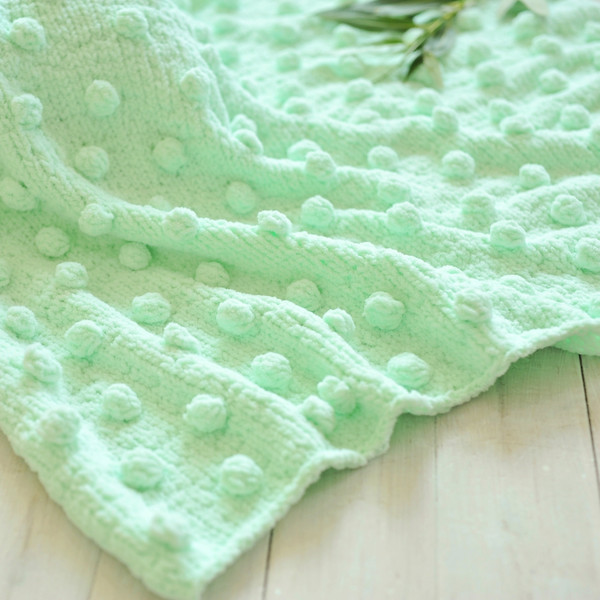 Easy knitting blanket pattern Bubbles.jpg