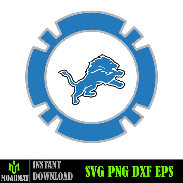 Detroit Lions Logo SVG, Detroit Lions SVG, Football Logo SVG