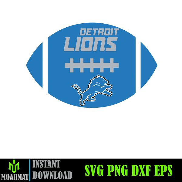 Detroit Lions Logos Svg, Nfl Football Svg, Football Logos Sv - Inspire ...