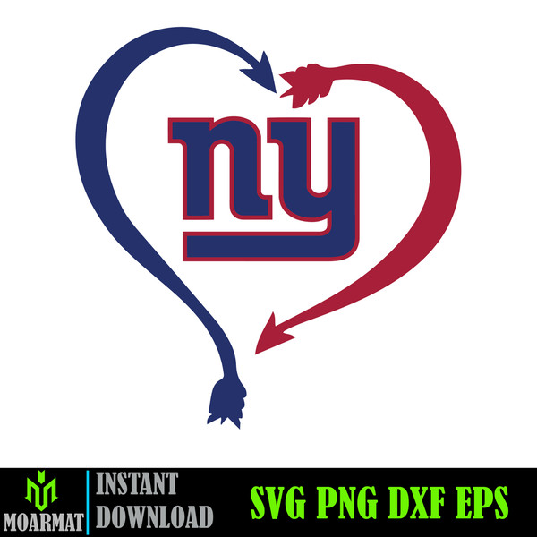 NY Giants Football Logo SVG, New York Giants Home Vector