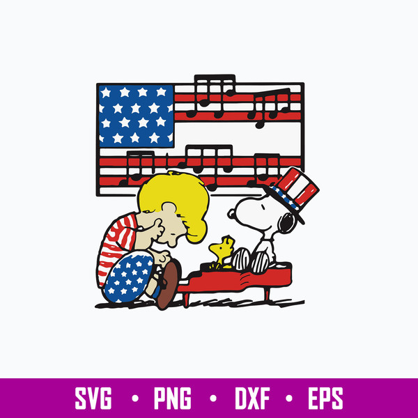 Schroeder Playing Piano Woodstock And Snoopy Svg, Png Dxf Eps File.jpg