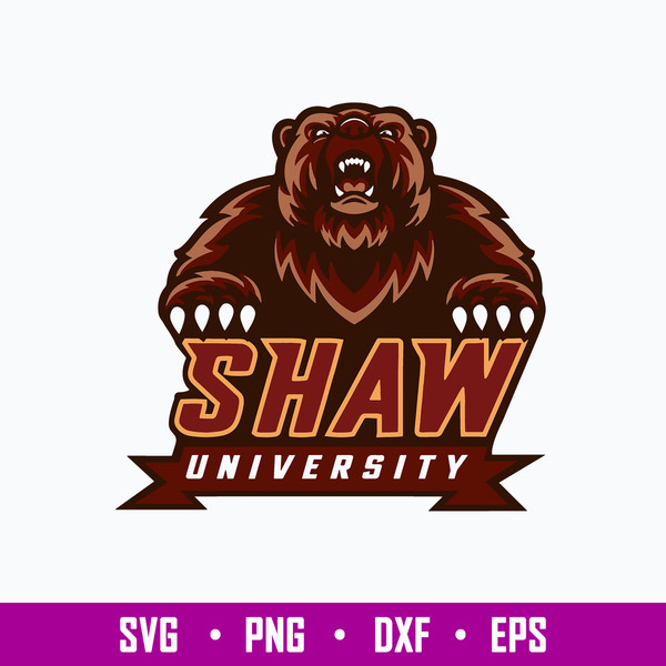 Shaw University Logo Svg, Shaw University Football Svg, Png Dxf Eps File.jpg