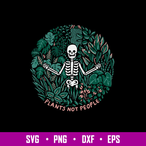 Skeleton Plants Not People Svg, Png Dxf Eps File.jpg