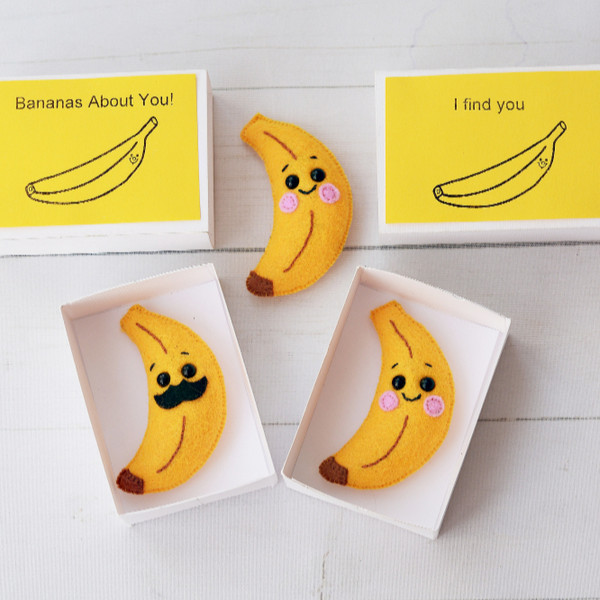 Personalised Plush Banana Fruit Plushie Personalised 