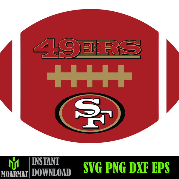 San Francisco 49ers Svg, 49ers Svg, San Francisco 49ers Logo - Inspire ...