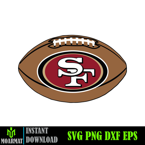 San Francisco 49ers Svg, 49ers Svg, San Francisco 49ers Logo, 49ers  Clipart, Football SVG (13)