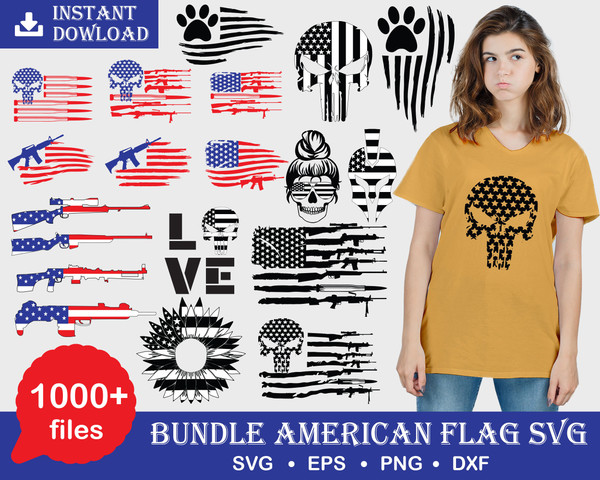 1000 American flag bundles svg-png, american clipart , american flag vector svg png, commercial use.jpg