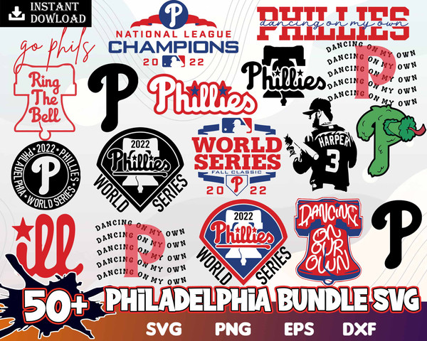 Philadelphia Phillies bundle svg dxf eps png file, MLB Svg, MLB Svg, Png, Dxf, Sport Instant Download.jpg