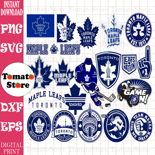 Toronto Maple Leafs - Hockey Sports Vector SVG Logo in 5 formats