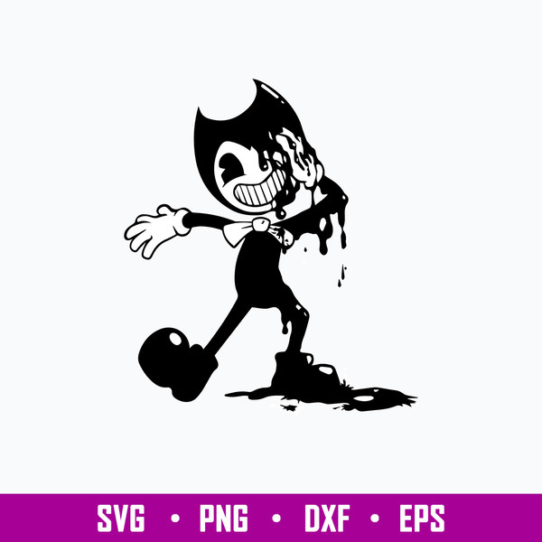 Bendy and The Ink Machine Funny Character Svg, Funny Svg - Inspire Uplift