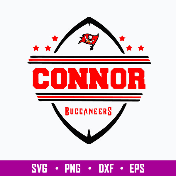 Connor Tampa Bay Buccaneers Svg,  Tampa Bay Buccaneers Svg, Nfl Svg, Png Dxf Eps File.jpg