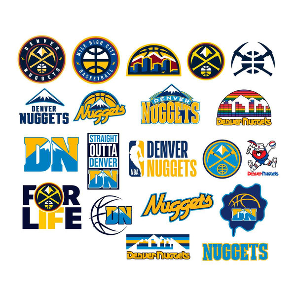 Denver Nuggets Sport Bundle SVG PNG, NBA Svg, NBA Basketball - Inspire ...