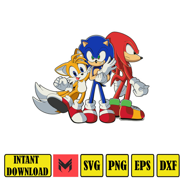 Sonic Svg, Tails Svg, Cutting File Cricut, Sonic the Hedgeho - Inspire ...