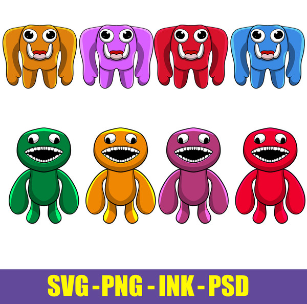 Garten Of Banban SVG Baby Monsters – Garten Of Banban 2 Char - Inspire  Uplift