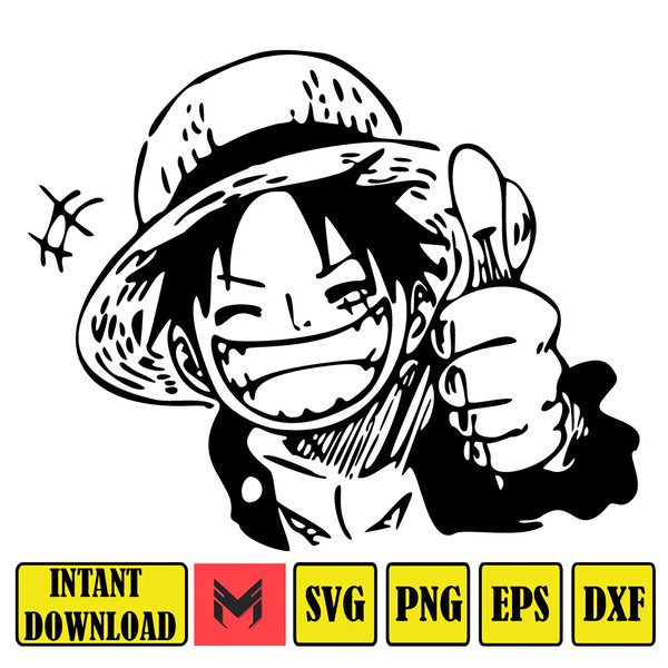 Lufy Gear 4 Svg, Luffy Anime Svg, One Piece Svg, Luffy Svg