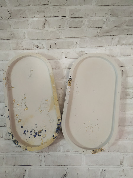 Oval plaster tray