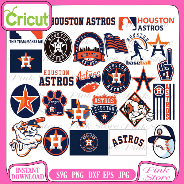 Houston Astros Baseball Team Logo PNG Vector (SVG) Free Download