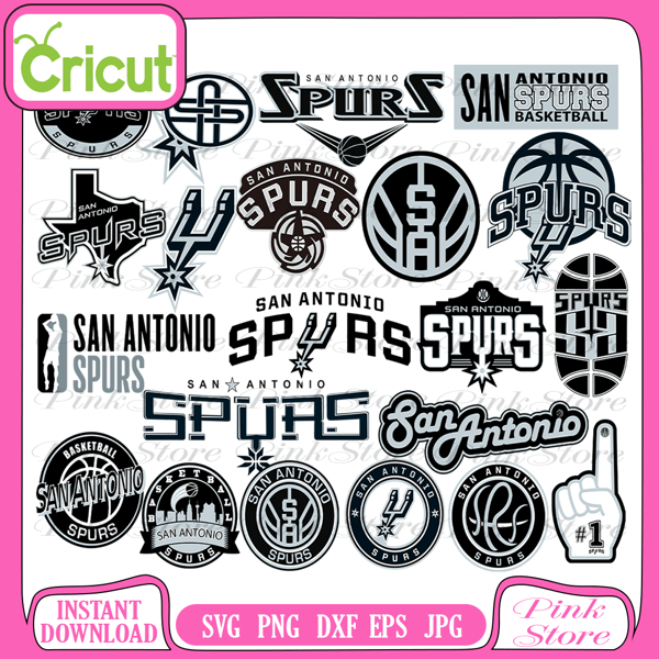 San Antonio Spurs Svg, NBA sports, Basketball Bundle Svg, N - Inspire Uplift