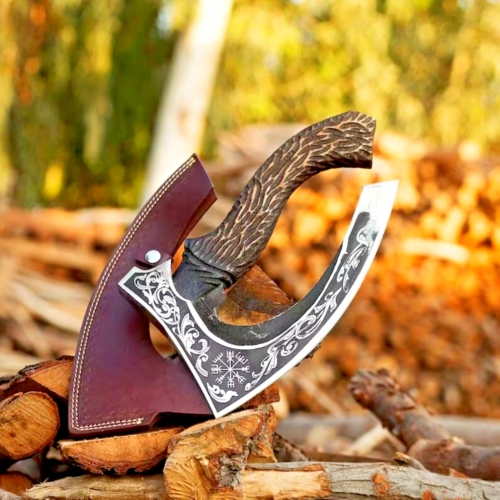 Handmade Viking Axe Pizza Cutter - Unique and Functional Kitchen Tool (5).png